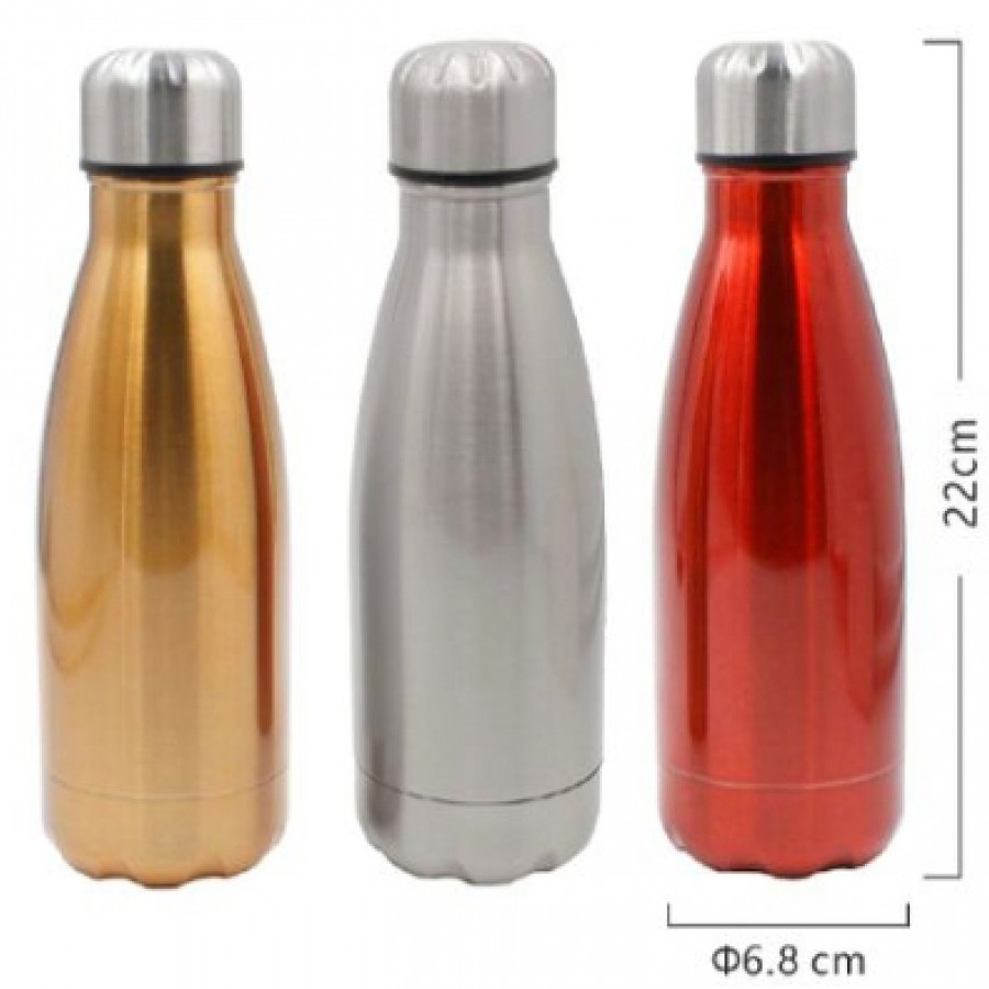 Ανοξείδωτο Θερμός 350ml με Εφέ Μετάλλου - Metal Effect Thermos σε Διάφορα Χρώματα
